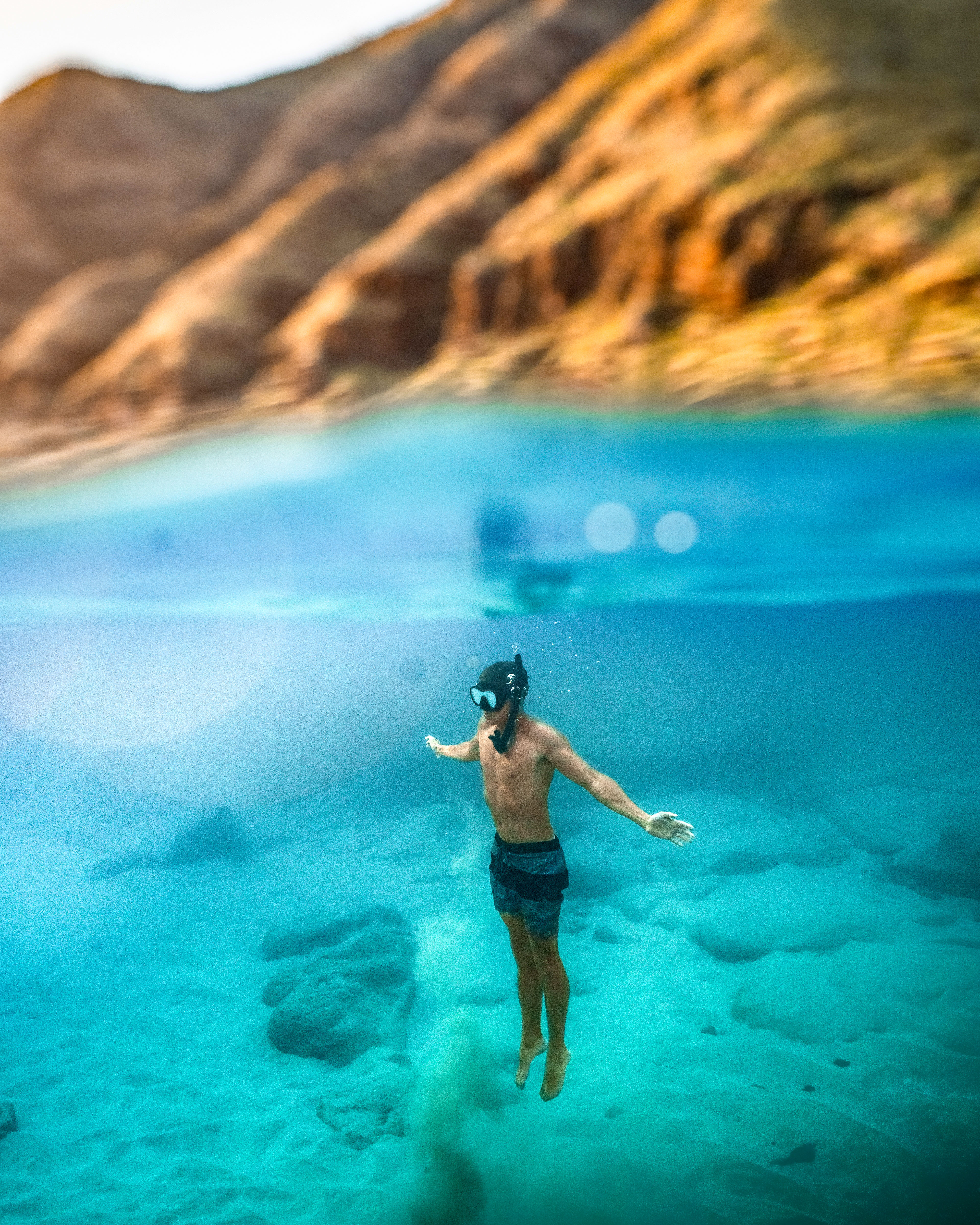 Snorkeling on the reefs in Hurghada